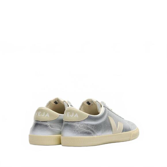 NEW VEJA women's volley sneakers in silver pierre - Picture 2 of 4